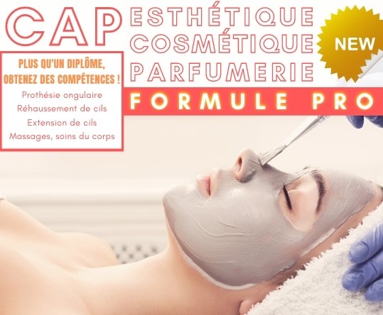 Appuiformation cap esthetique publicite formule pro avec formations courtes prothesie ongulaire cils massages soin corps