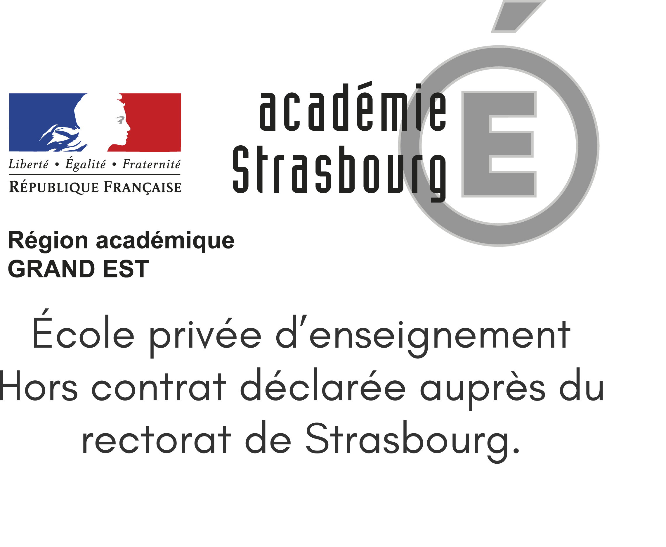 Appuiformation logo ecole privee d'enseignement hors contrat declaree aupres du rectorat de strasbourg